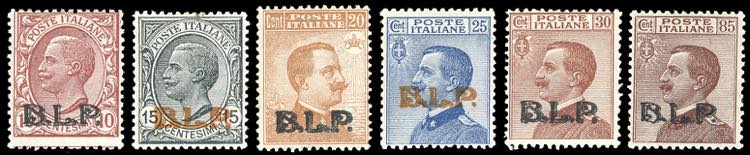 1923 - Soprastampati BLP, III ... 