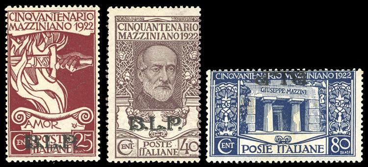 1922 - Mazzini, non emessi, ... 