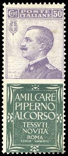 1924 - 50 cent. Piperno (13), ... 