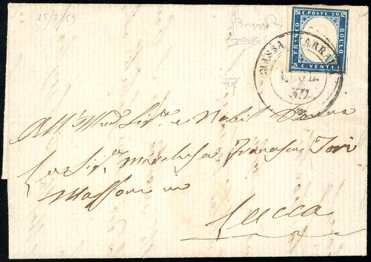1860 - 20 cent. IV emissione di ... 