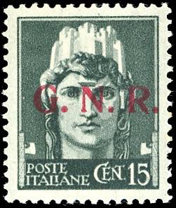 1943 - 15 cent., soprastampa ... 