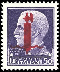 1944 - 50 lire soprastampato ... 