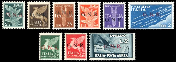 1944 - Soprastampati G.N.R., ... 