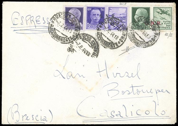 1944  - 25 lire Aeronautica, ... 