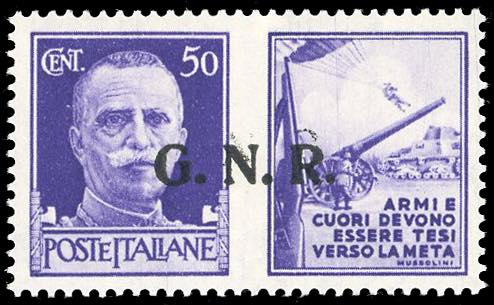 1943 - 50 cent. Esercito, ... 