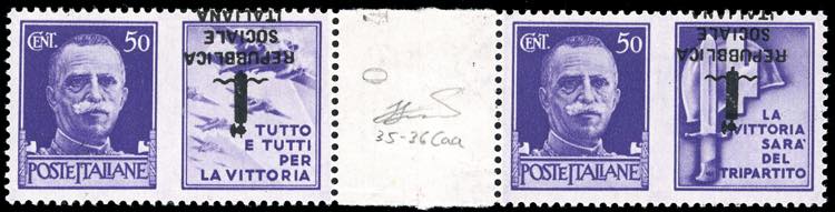 1944 - 50 cent. Aeronautica e ... 