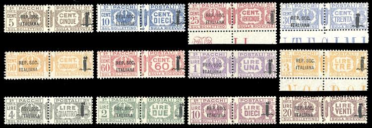 1944 - Soprastampati, serie ... 