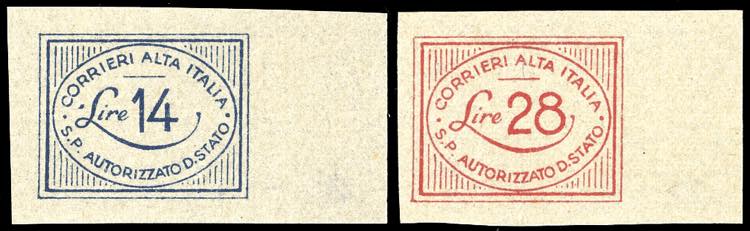 CORALIT 1945 - Cifra in un ovale, ... 