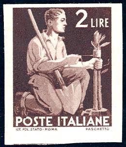 1945 - 2 lire Democratica, senza ... 