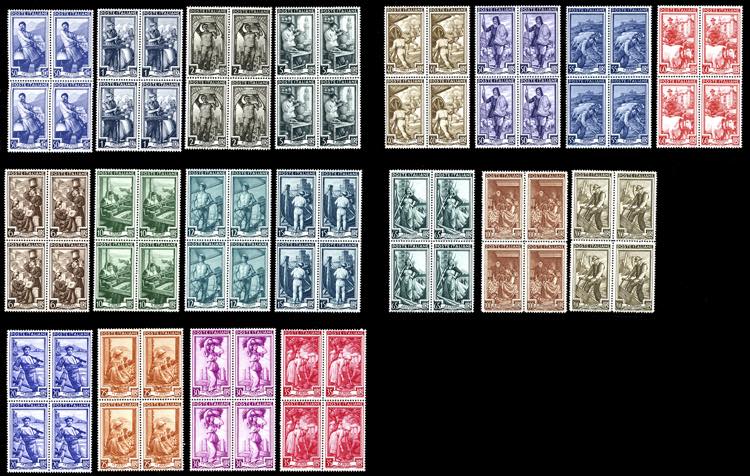 1950 - Lavoro, filigrana ruota, ... 