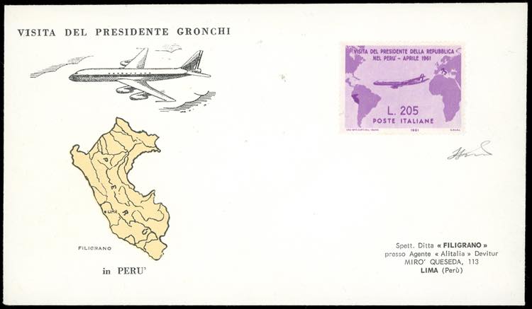 1961 - 205 lire Gronchi rosa ... 