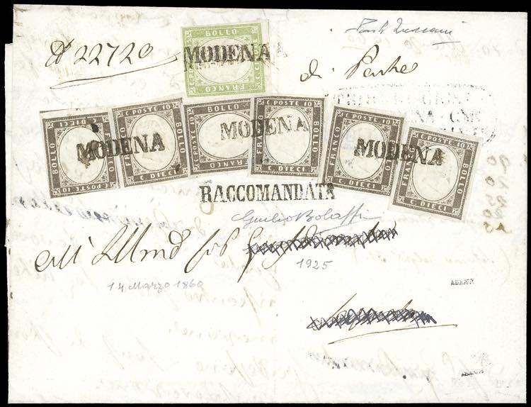 1860 - 5 cent. e 10 cent., sei ... 