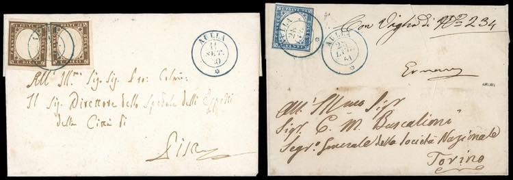 AULLA, sardo italiano in azzurro ... 