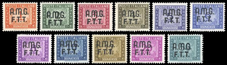 SEGNATASSE 1947/49 - Soprastampati ... 
