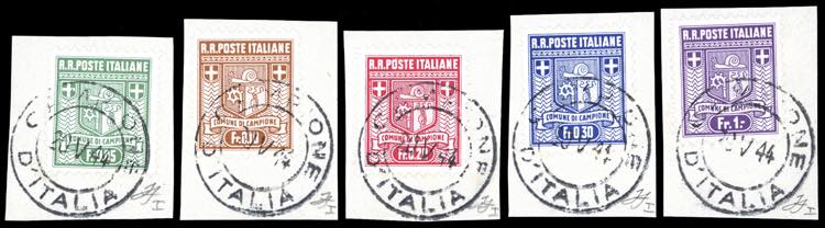 CAMPIONE DITALIA 1944 - Stemma, I ... 