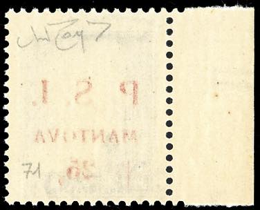 MANTOVA 1945 - 25 lire su 25 lire ... 