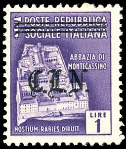 TORINO 1945 - 1 lire Monumenti ... 