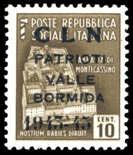 VALLE BORMIDA 1945 - 10 cent. ... 