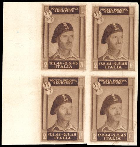 1946 - 2 zl. bruno cioccolato ... 