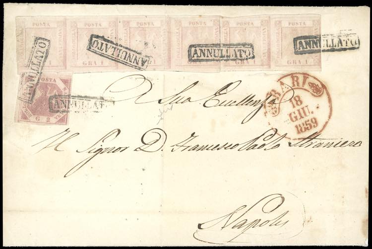 1859 - 1 grano rosa chiaro, I ... 