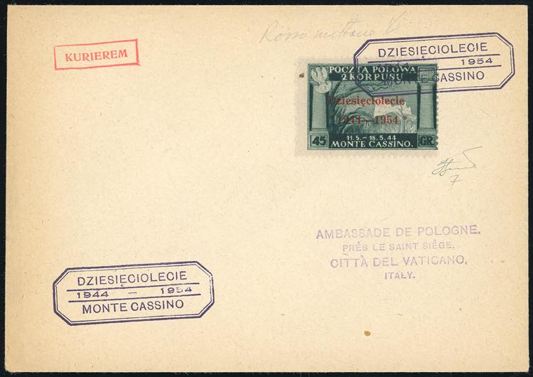 GOVERNO DI LONDRA 1954 - 45 g. ... 