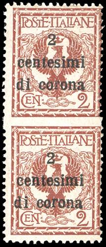 TRENTO E TRIESTE 1919 - 2 cent. su ... 