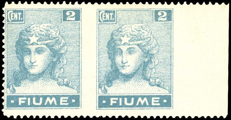 FIUME 1919 - 2 cent. Allegorie e ... 