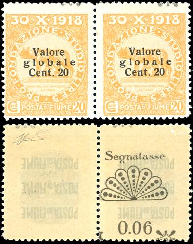 FIUME SEGNATASSE 1921 - 0,06 lire ... 