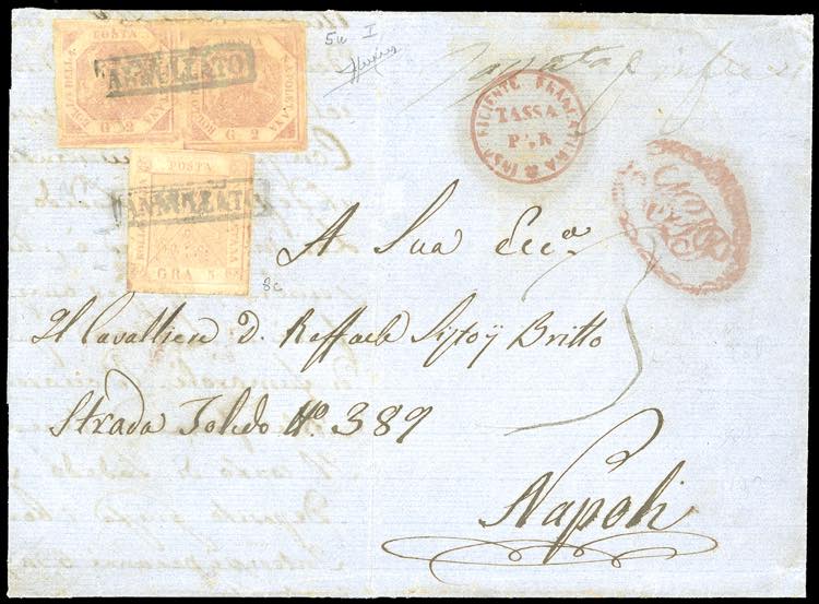 1859 - 2 grana rosa chiaro, I ... 