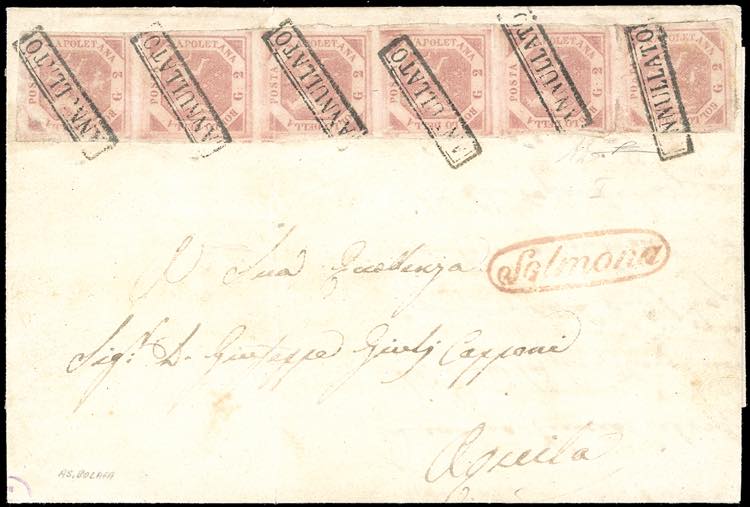 1859 - 2 grana rosa chiaro, I ... 