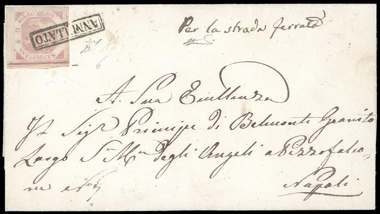 1858 - 2 grana rosa chiaro, II ... 