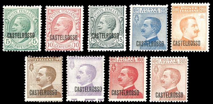 1922 - Soprastampati, serie ... 