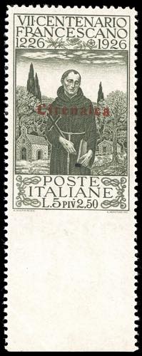 1926 - 5 + 2,50 lire S.Francesco, ... 