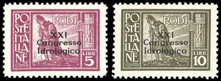 1930 - 5 lire e 10 lire Congresso ... 