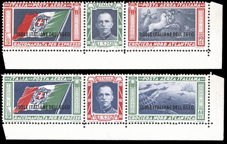 POSTA AEREA 1933 - Trittici ... 