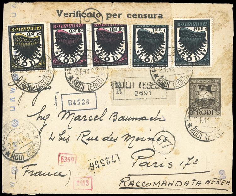 POSTA AEREA 1934 - 50 cent., 80 ... 