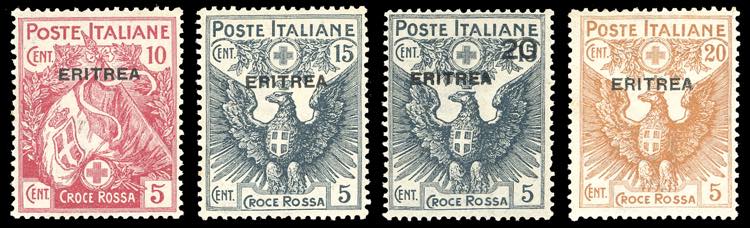 1916 - Croce Rossa, serie completa ... 
