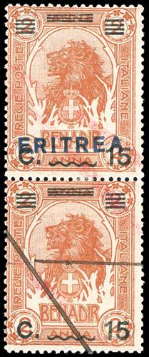 1924 - 15 cent. su 2 a., coppia ... 