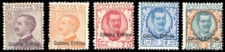 1928/29 - Soprastampati, serie ... 