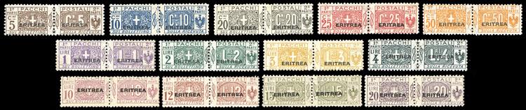 PACCHI POSTALI 1917/24 - Nodo di ... 