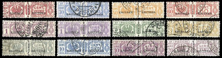 PACCHI POSTALI 1927/37 - Fascio al ... 