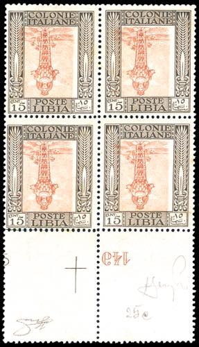 1921 - 15 cent. bruno e arancio ... 