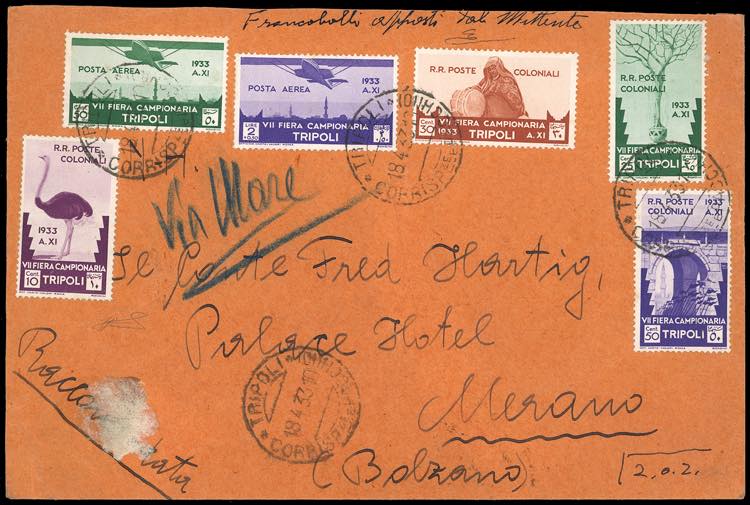 POSTA AEREA 1933 - 50 cent. e 2 ... 