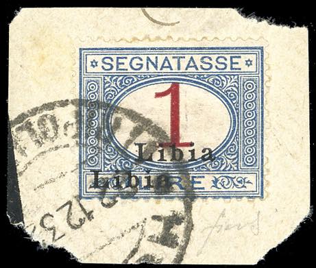 SEGNATASSE 1915 - 1 lira, doppia ... 