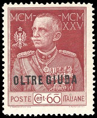 1925 - 60 cent. Giubileo, dent. 13 ... 