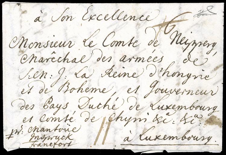 1753 - Lettera spedita dal ... 