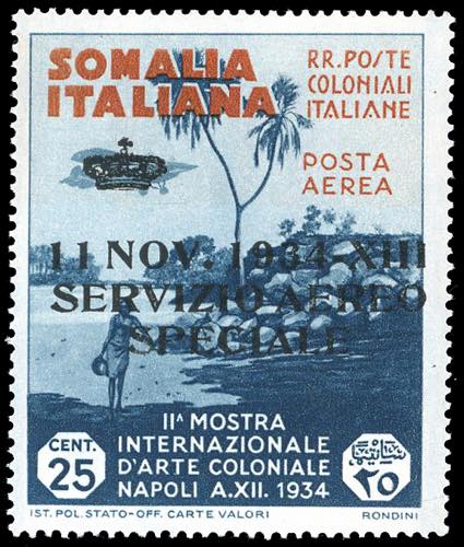 SERVIZIO AEREO 1934 - 25 cent. ... 