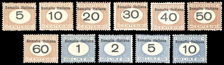 SEGNATASSE 1926 - Cifre nere, in ... 