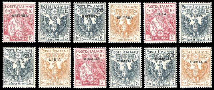 1916 - Croce Rossa, giro completo ... 