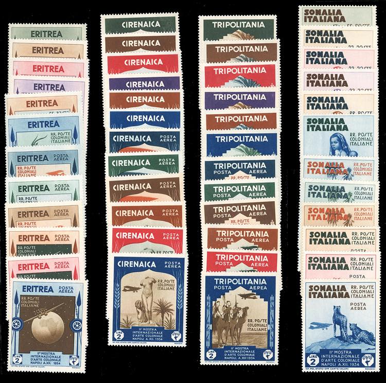 1934 - Mostra Arte Coloniale, giro ... 